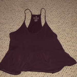 Plum American Eagle Tank Top